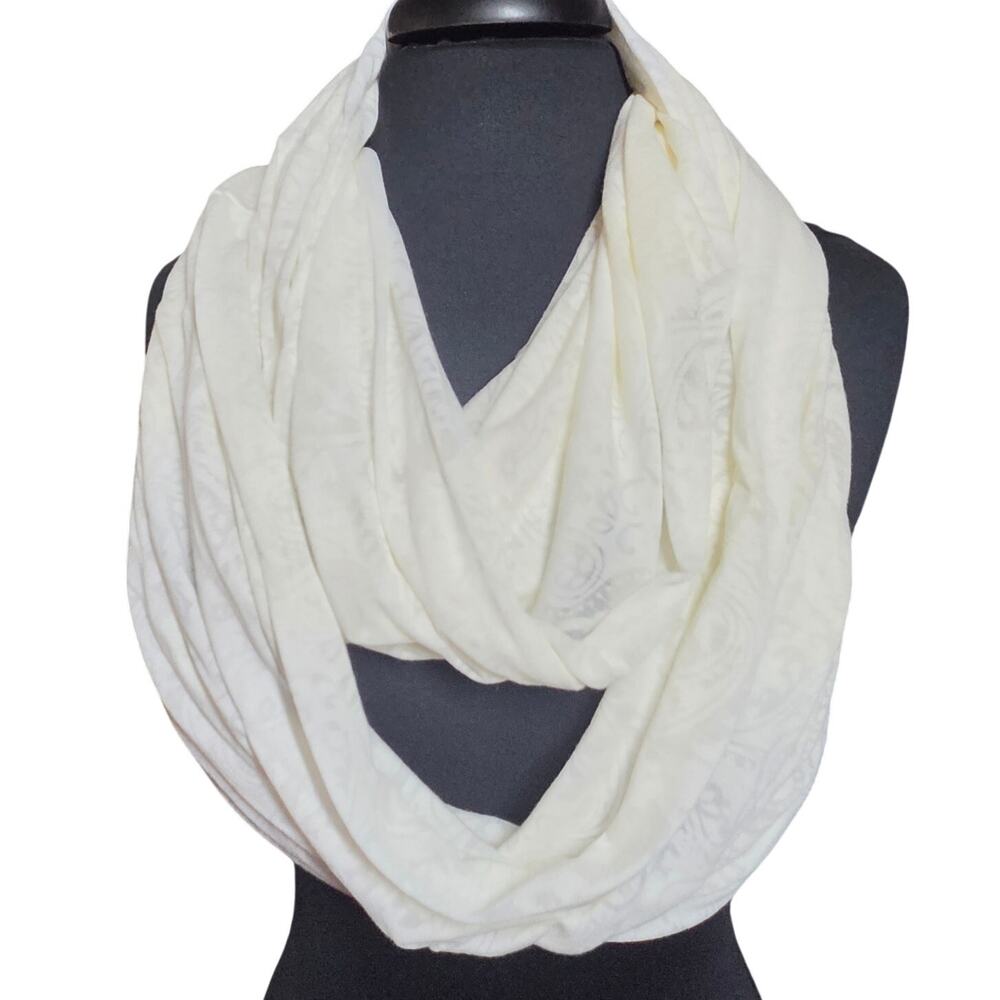 Cream Infinity Scarf One Size